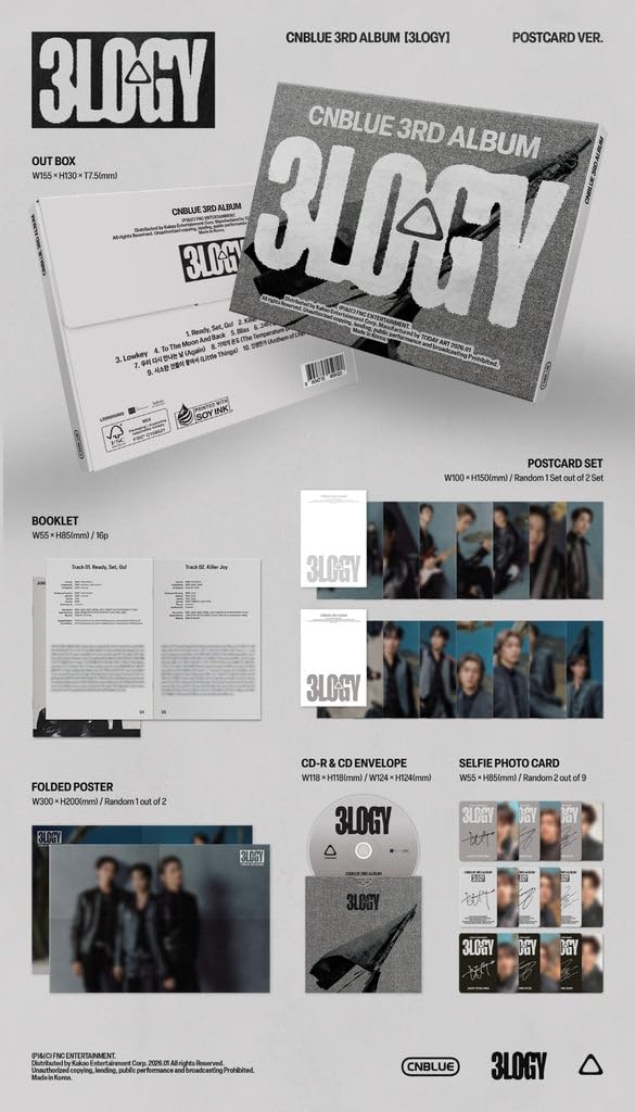 Amazon.co.jp: シーエヌブルー CNBLUE - 3LOGY [Postcard Ver.] 3rd